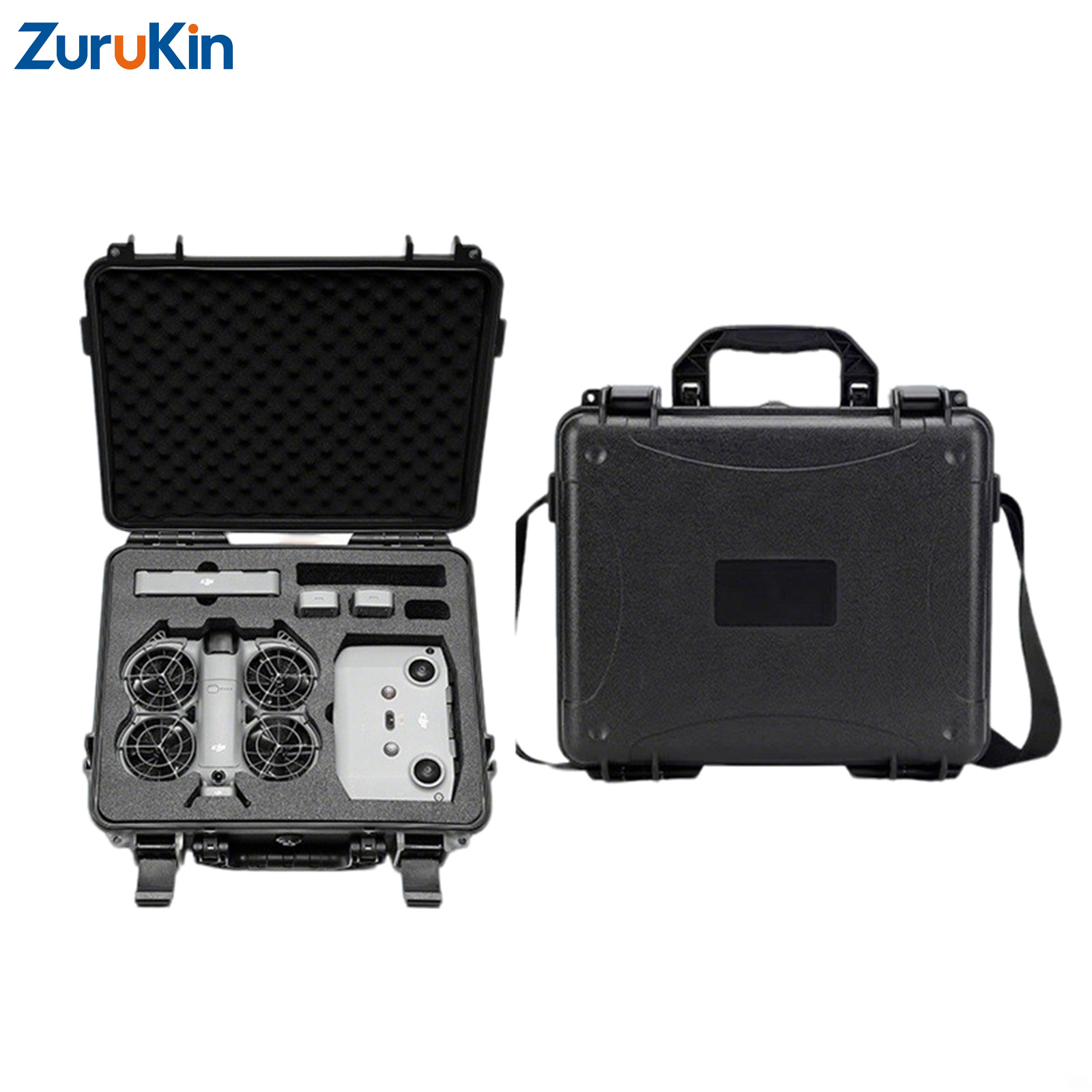 Drone Battery Strap - กระเป๋าใส่โดรน ZuruKin แบบแข็งพร้อมสายสะพายสำหรับ DJI NEO2 โดรนคอมโบ