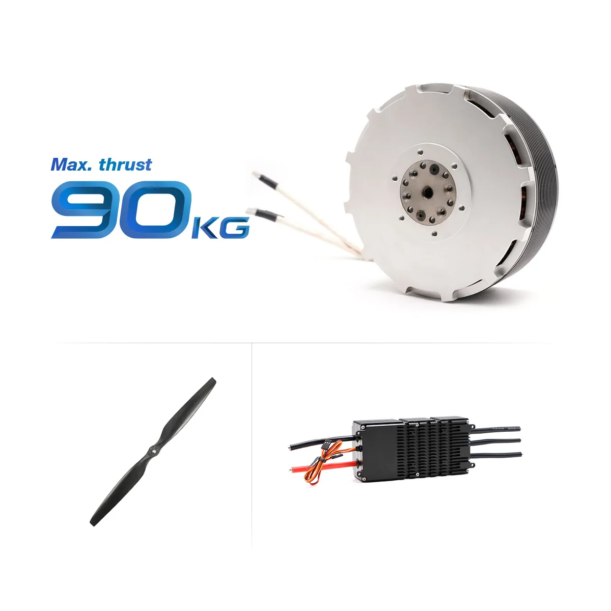 Drone Motor - มอเตอร์ไร้แปรงถ่านกำลังสูง 90 กิโลกรัม รุ่น 20280 พร้อม