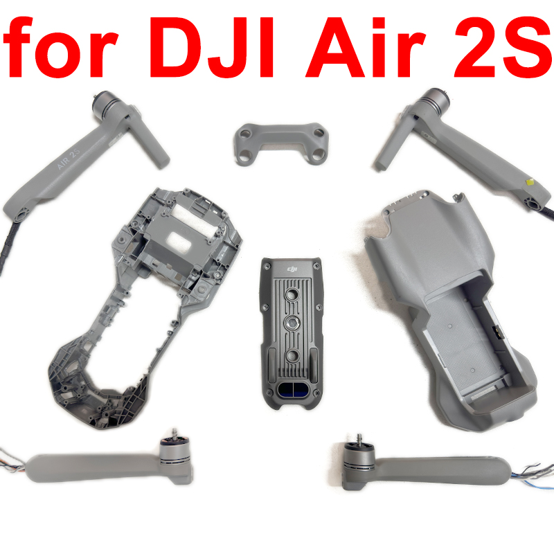 Drone Arm - ของแท้ Mavic Air 2S กรอบกลางด้านล่างแขนมอเตอร์ด้านขวาแขนมอเตอร์ด้านหลังขวาแผงไฟฟ้า ESC
