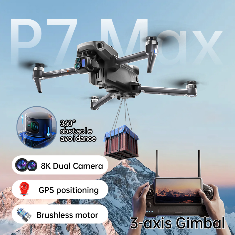 Drone Gps Mount - ใหม่P7 Max Drone 8Kกล้องGPS HD 5G