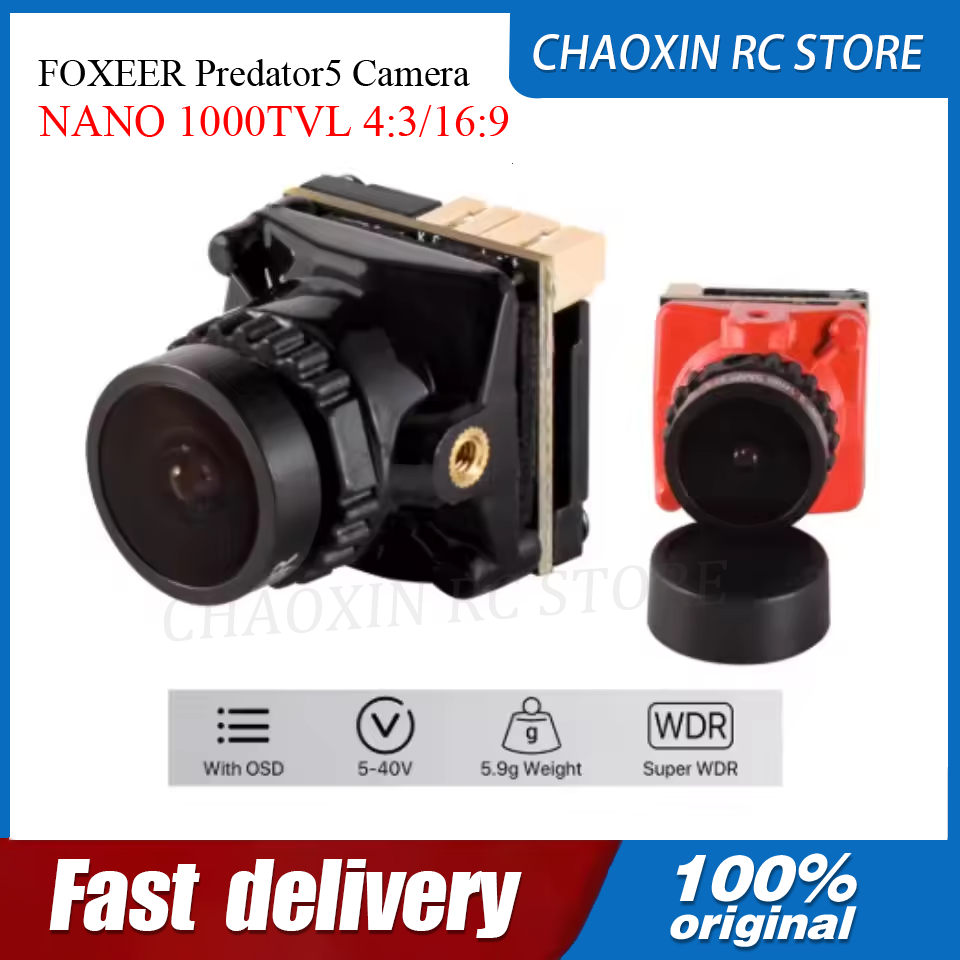 Drone Battery - กล้อง FOXEER Predator5 NANO 1000TVL อัตราส่วนภาพ