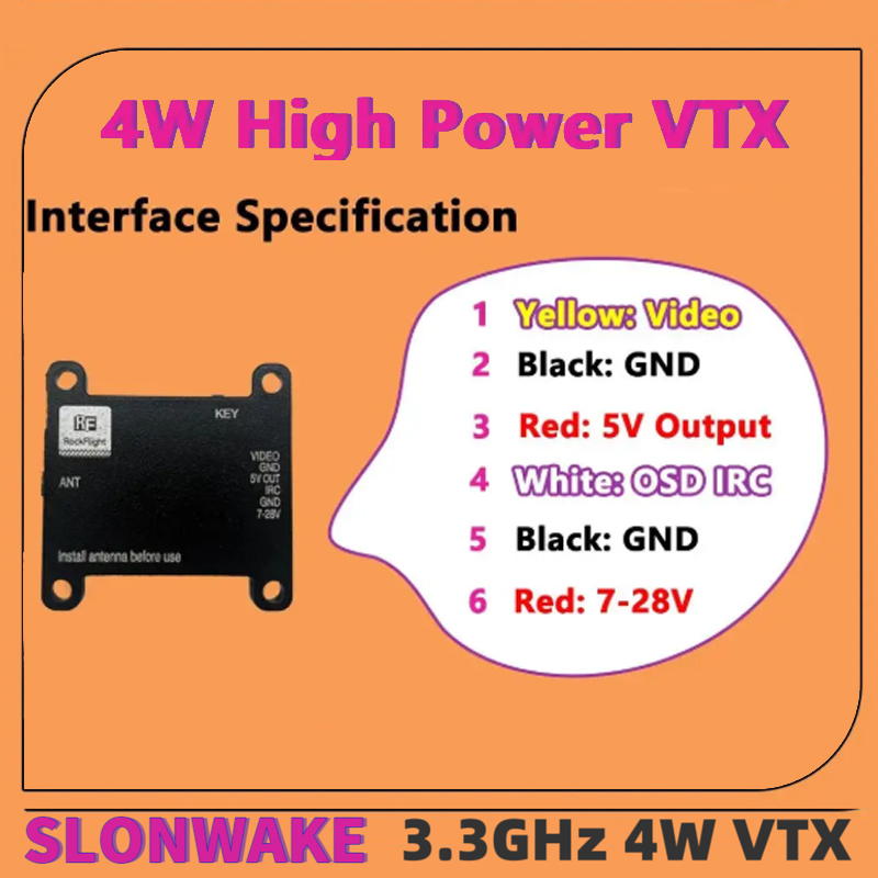 เครื่องส่งสัญญาณวิดีโอ SLONWAK - Drone Transmitter บทวิจารณ์และราคา