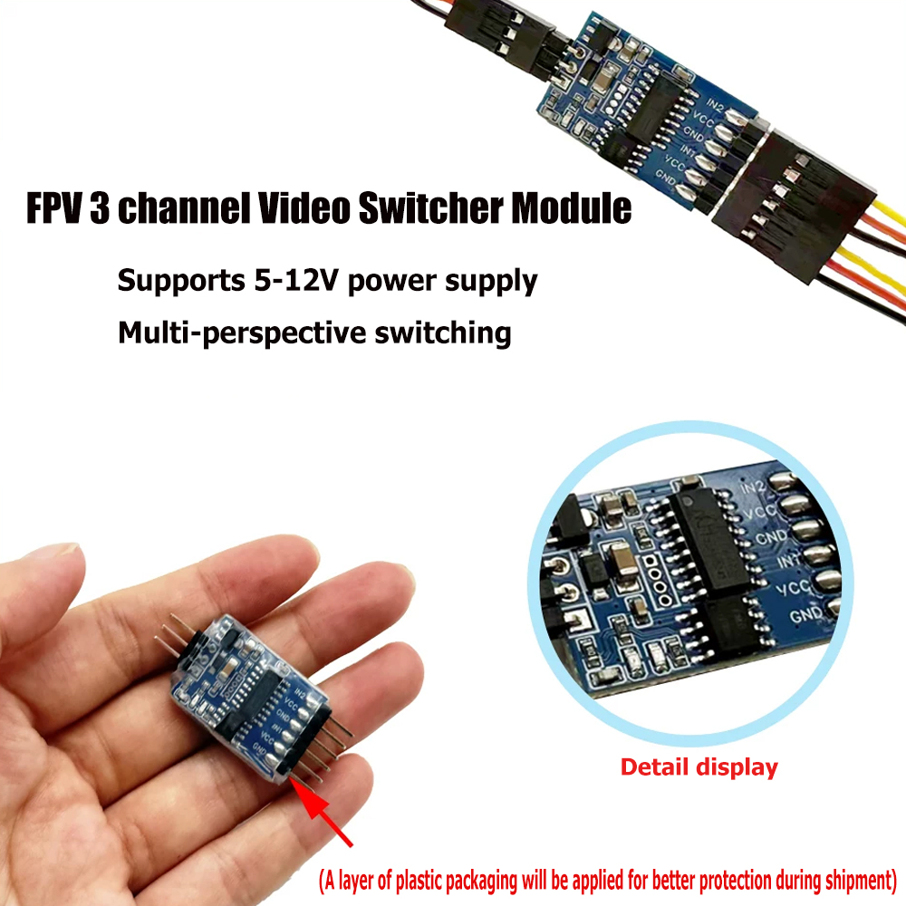 5.8G 3 ช่องวิดีโอสวิตช์เชอร์โม - Drone Battery บทวิจารณ์และราคา