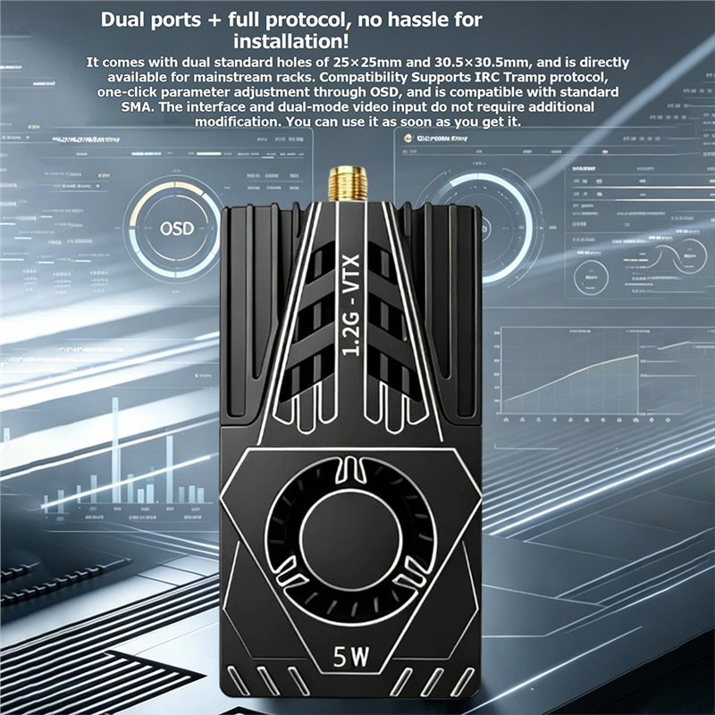 VTX สำหรับเครื่องส่งสัญญาณวิดี - Drone Antenna บทวิจารณ์และราคา