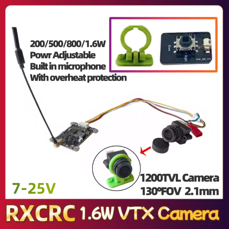 โมดูล RXCRC 5.8G 48CH 1.6W VTX - Drone Transmitter บทวิจารณ์และราคา