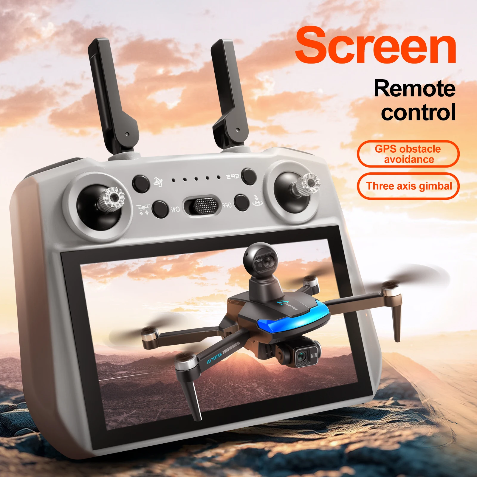 S185 Professional Drone 2.7K H - Drone Gps Mount บทวิจารณ์และราคา