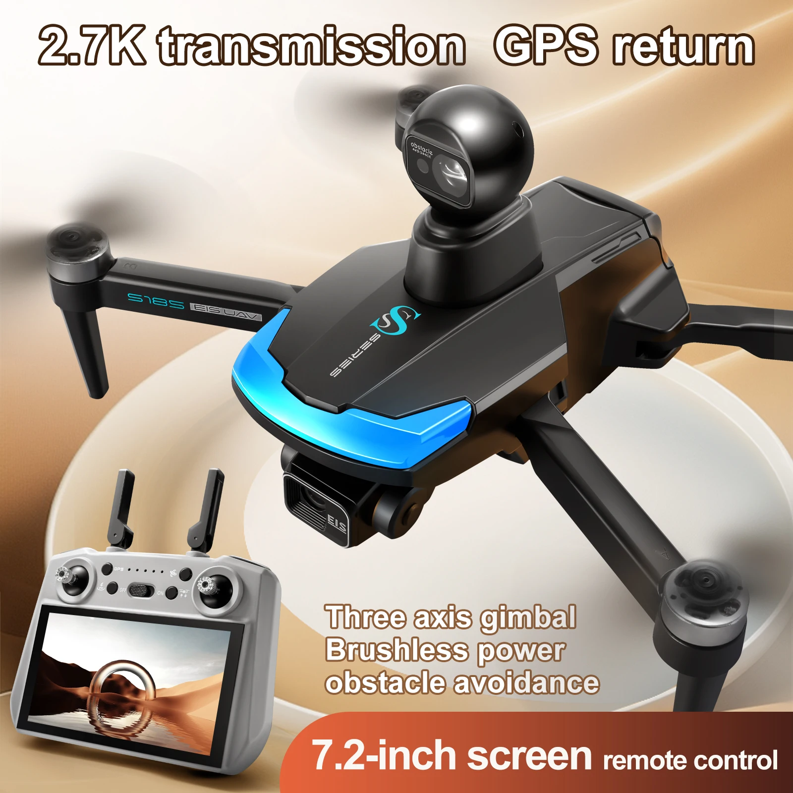 S185 Professional Drone 2.7K H - Drone Gps Mount บทวิจารณ์และราคา