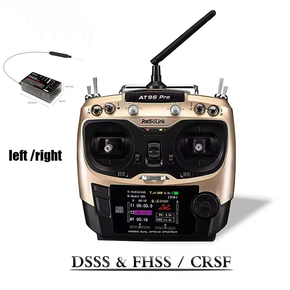 Radiolink AT9SPro 12CH 2.4G DS - Drone Transmitter บทวิจารณ์และราคา