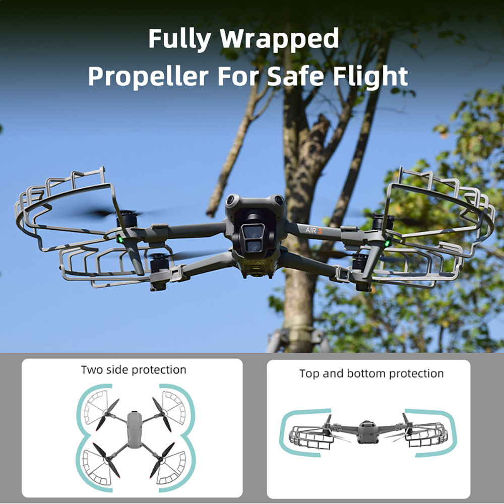 ตัวป้องกันใบพัดสำหรับ DJI Air  - Drone Propeller Guard บทวิจารณ์และราคา